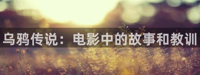神马电影不卡影院：乌鸦传说：电影中的故事和教训
